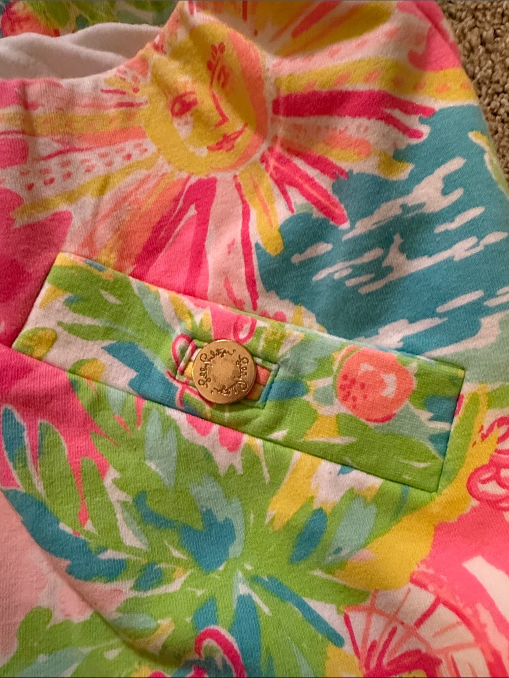 Lilly Pulitzer Sunshine State of Mind Skort- size large - Picture 6 of 7